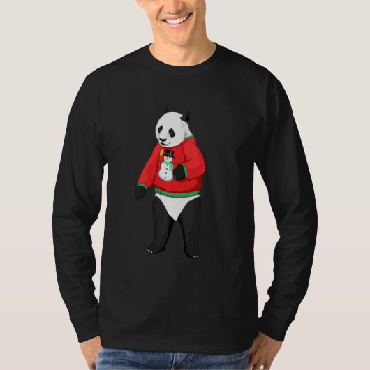 T-shirt Panda Doux Awesome Laide Pour Les Gens Qui Aiment (Devant)