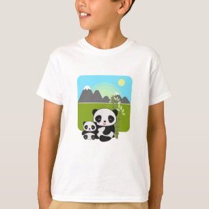 T-shirt Panda Drôle