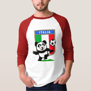 T-shirt Panda du football de l'Italie (chemises légères)