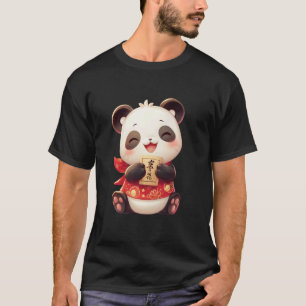 T-shirt Panda en Maneki-Neko japonais - Ours panda japonai