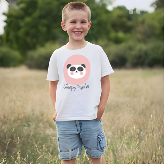 T-shirt Panda endormi