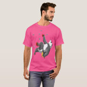 T-shirt Panda Escalade de Blocs (Devant entier)