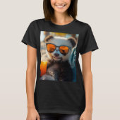 T-shirt Panda est au soleil (Devant)