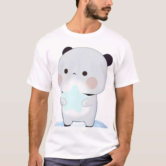 T-shirt Panda Et Brownie Couple OursActif(3) (Devant)