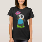 T-shirt Panda Fleur (Devant)