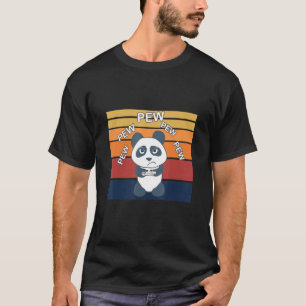 T-shirt Panda Gaming Panda Gamer Pour Panda