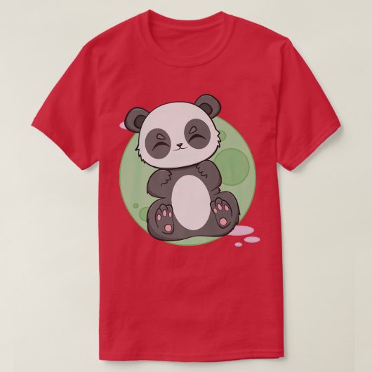 T-shirt Panda Géant Je suis juste ici pour les collations (Design devant)