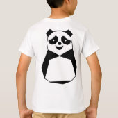 T-shirt Panda géométrique (Dos)