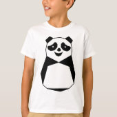 T-shirt Panda géométrique (Devant)