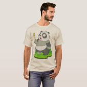 T-shirt Panda Halloween Zombie (Devant entier)