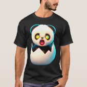 T-shirt Panda hatches from egg (Devant)