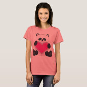 T-shirt Panda Heart (Devant entier)