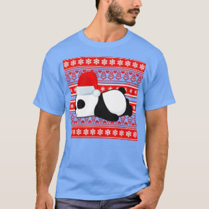 T-shirt Panda hideux noël