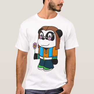 T-shirt Panda - hippie