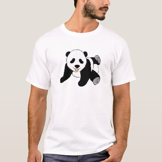 T-shirt Panda idiot (Devant)