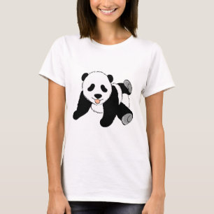 T-shirt Panda idiot