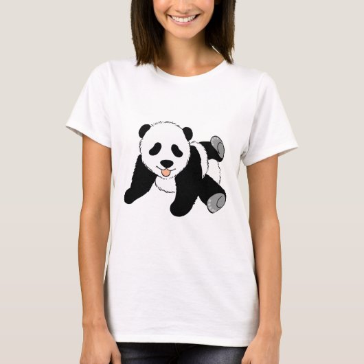 T-shirt Panda idiot (Devant)