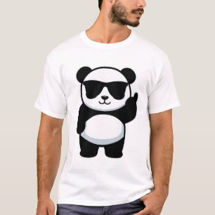T-shirt Panda Imperturbable à l'Attitude Sassy