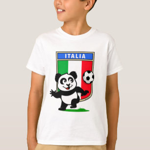 T-shirt Panda Italie de football