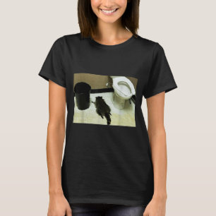 T-shirt Panda ivre détruit drôle