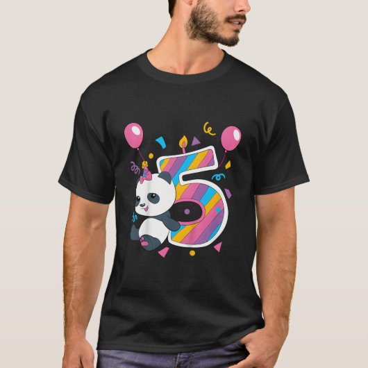 T-shirt Panda J'AI 5 Py (Devant)