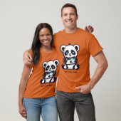 T-shirt panda jeu vintage drôle (Unisexe)