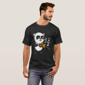 T-shirt Panda Jouer du violon (Devant entier)