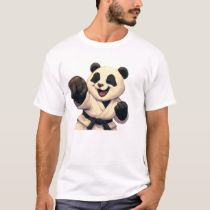 T-shirt Panda Karate Master - Cute Martial Arts
