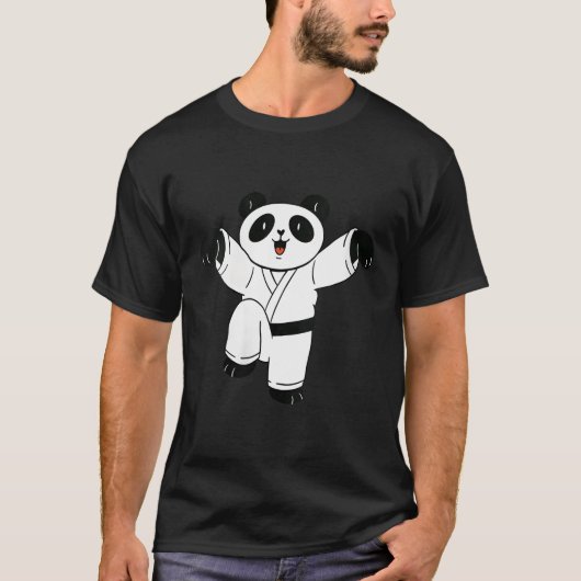 T-shirt Panda Karate Mial (Devant)