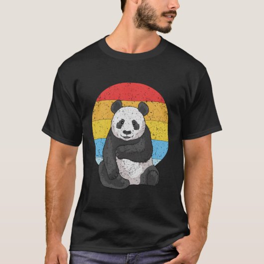 T-shirt Panda Kawaii Panda (Devant)