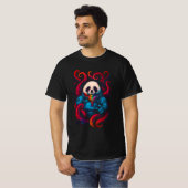 T-shirt Panda Kraken Cosmique (Devant entier)