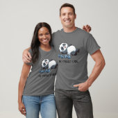 T-shirt Panda La Lutte Est Véritable Forme De Poids G (Unisexe)