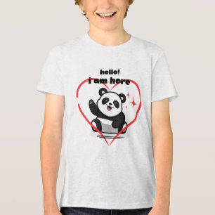 T-shirt panda logo design
