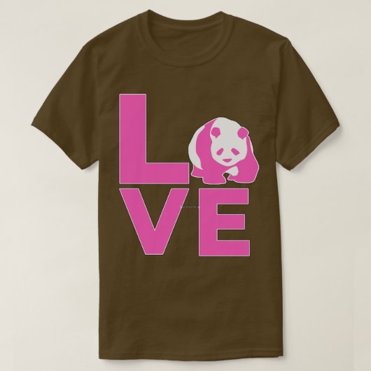 T-shirt Panda Lover 8 (Design devant)