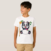 T-shirt Panda Mariage noeud papillon (Devant entier)