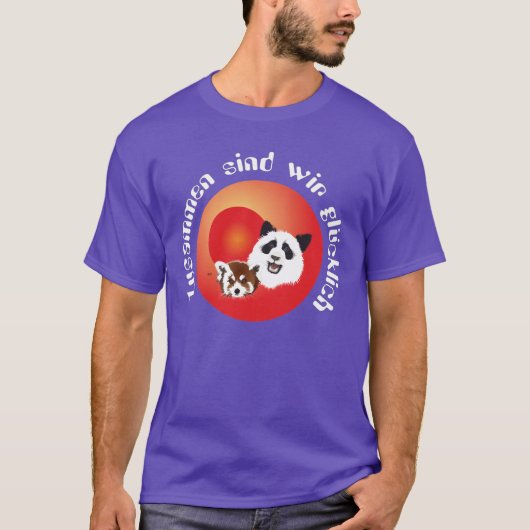 T-shirt Panda Meeting (Devant)