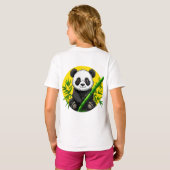 T-shirt Panda mignon (Dos entier)