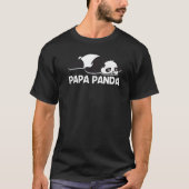 T-shirt Panda mignonne pour les hommes Papa Cub Folivore A (Devant)