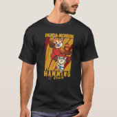 T-shirt Panda Monium Le Hammer Vers Le Bas Panda Rouge 1 (Devant)