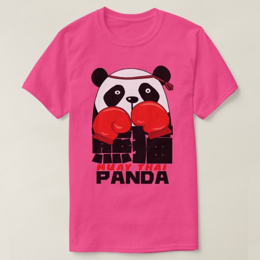 T-shirt Panda Muay Thai (Design devant)