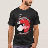 T-shirt Panda - N'importe quoi-va Martial Arts Dojo - Ranm (Devant)