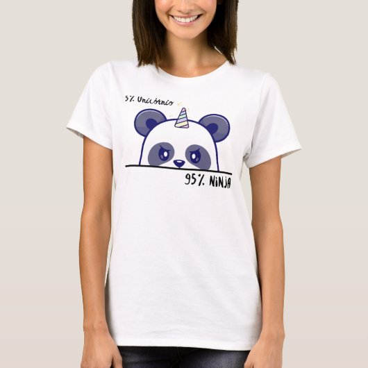 T-shirt Panda Ninja (Devant)