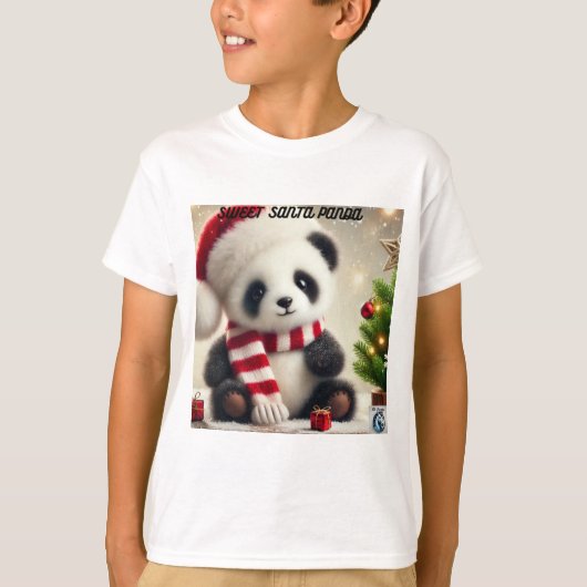 T-shirt Panda Noël (Devant)