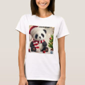 T-Shirt Panda Noël (Devant)
