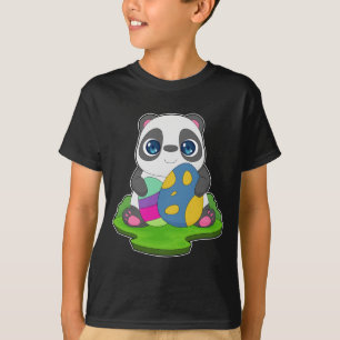 T-shirt Panda Oeufs de Pâques
