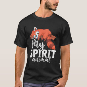 T-shirt Panda Ours Animal Rouge Panda