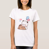 Panda ours couple, Cute bubu et dudu câlins amour