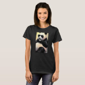 T-shirt Panda Panda Bear Lunettes de soleil Faune Animaux  (Devant entier)