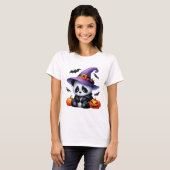 T-shirt Panda Patch citrouille (Devant entier)
