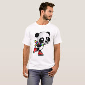 T-shirt Panda patinage (Devant entier)
